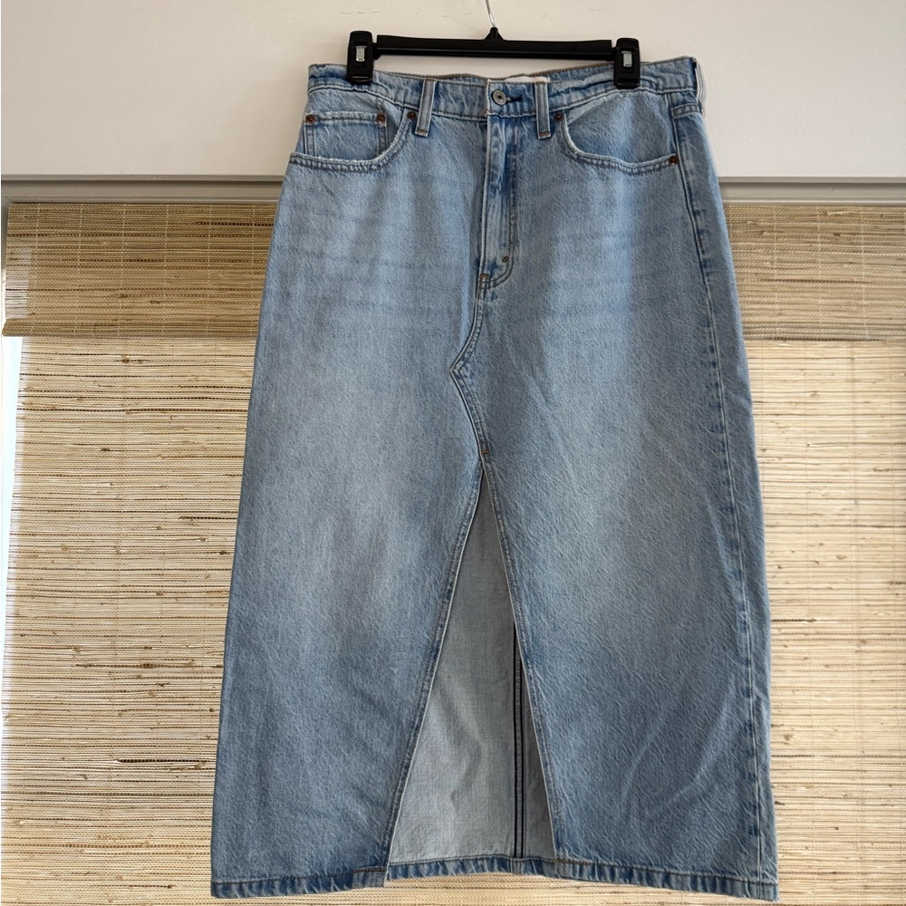 NWOT - Abercrombie midi Denim skirt - size 30 / US10 - Picture 4 of 9